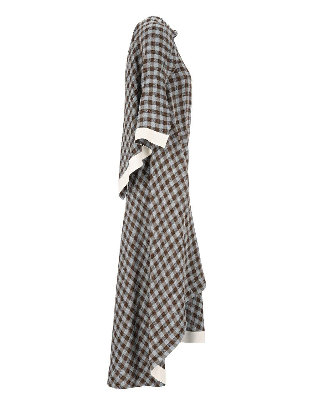 Loewe Women Dress In Viscose And Linen Blend LOEWE