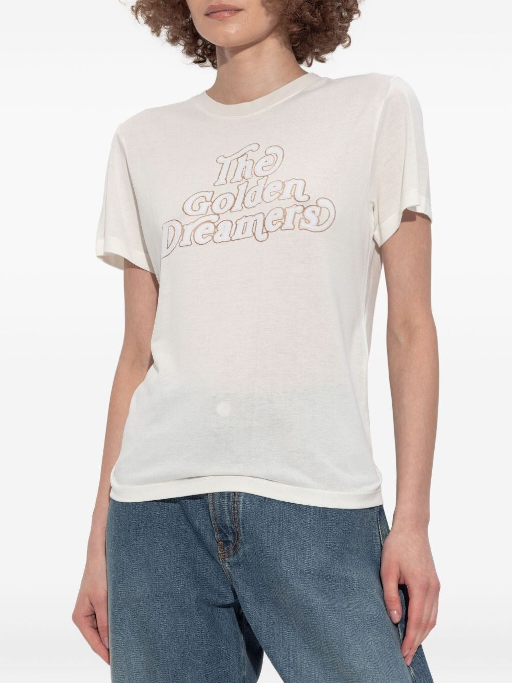 Golden Goose Women Crew Neck Jersey T-Shirt GOLDEN GOOSE