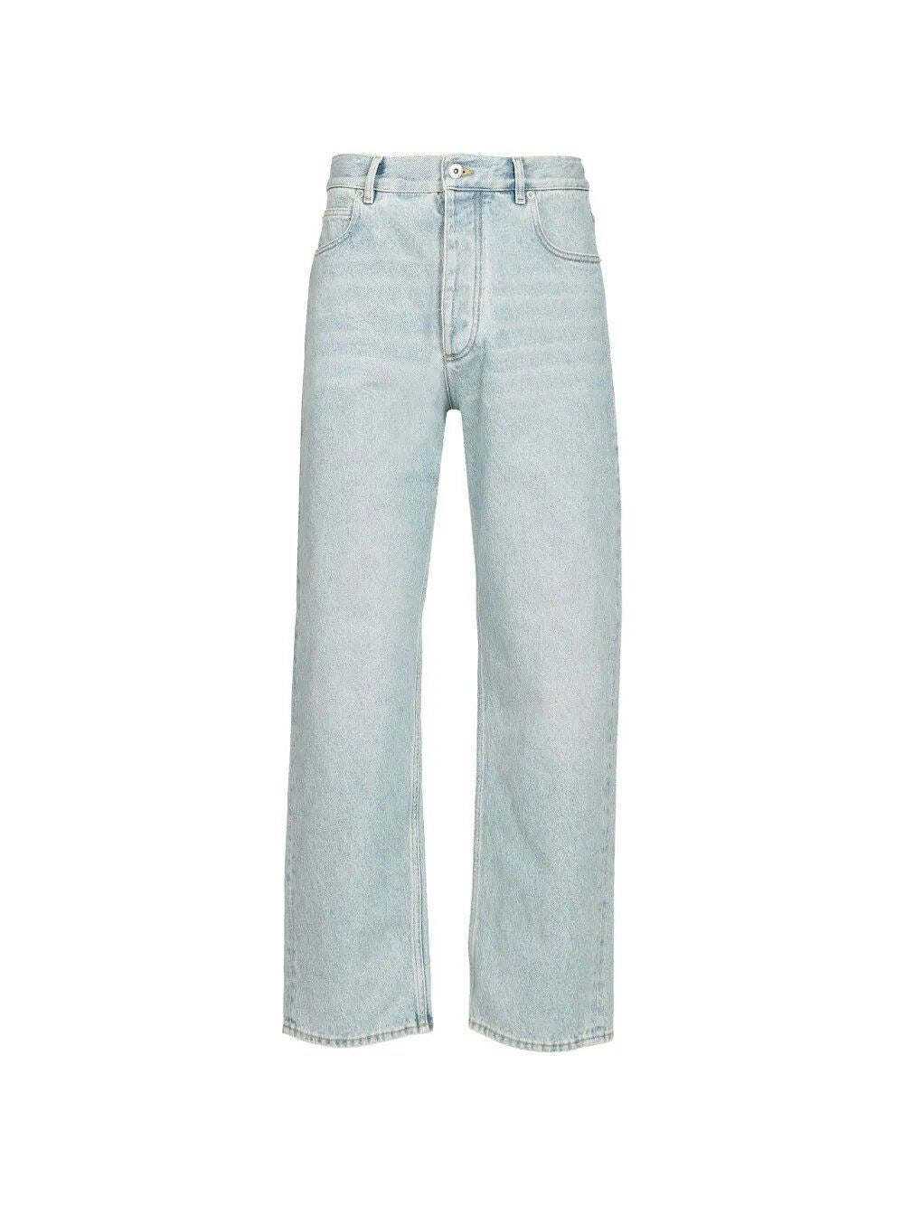 Bottega Veneta Men Sky Bleached Wide Leg Jeans BOTTEGA VENETA