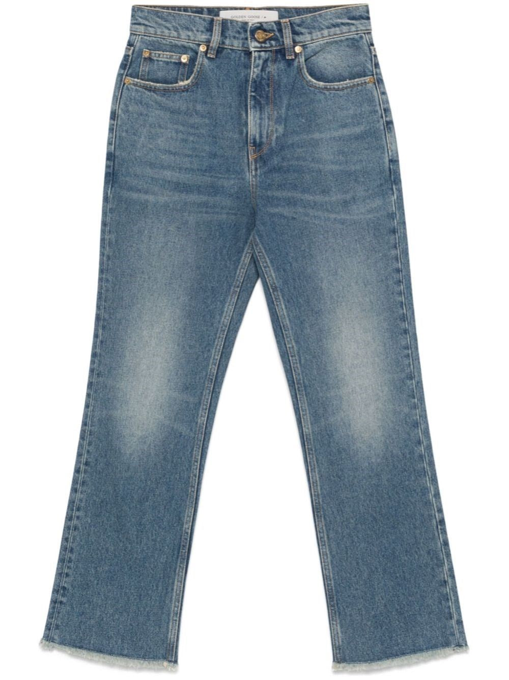 Golden Goose Women Cropped Flare Jeans GOLDEN GOOSE