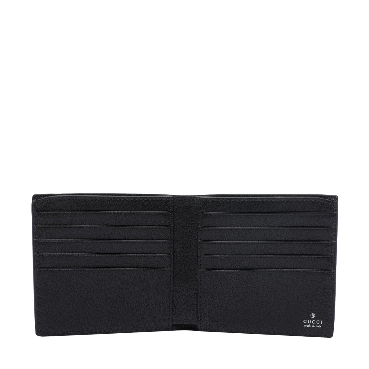 Gucci Men Bi-Fold Wallet With Card Holder And Web Tape GUCCI