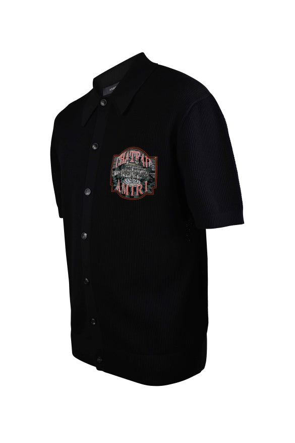 Amiri Men Crochet Oversized Shirt AMIRI