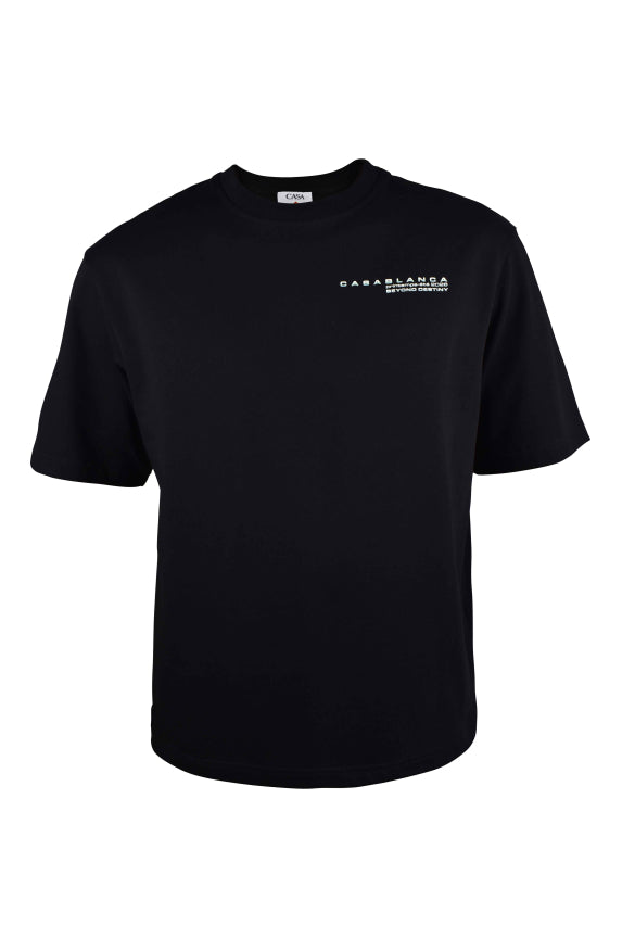 Casablanca Men Glitch Orchid Oversized T-Shirt CASABLANCA