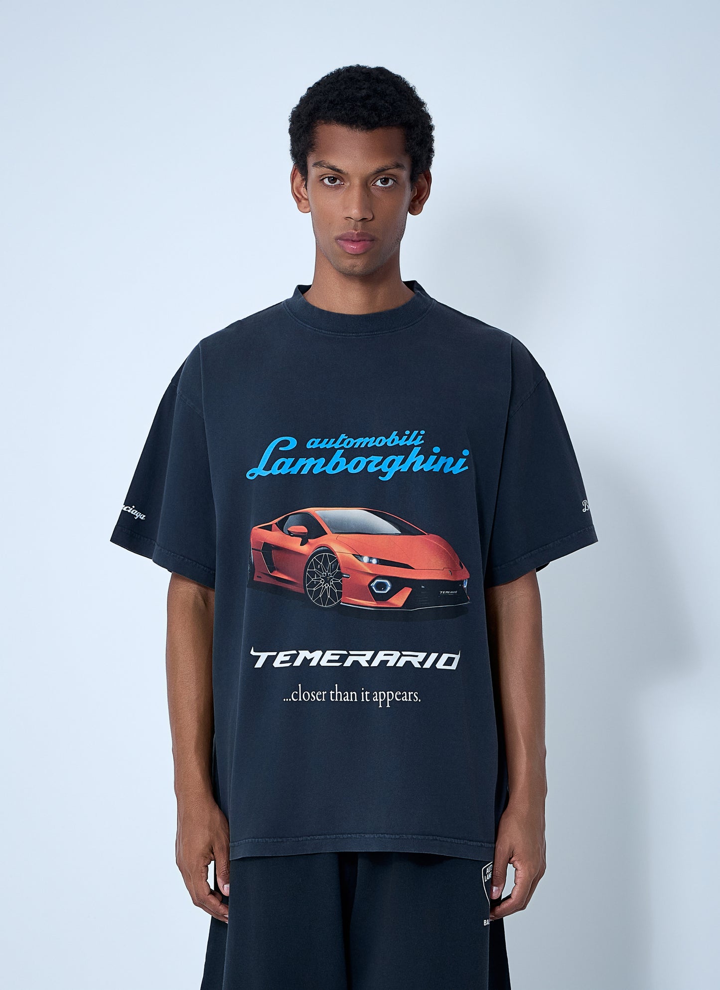 Balenciaga X Lamborghini Men Automobili Lamborghini T-Shirt Balenciaga x Lamborghini