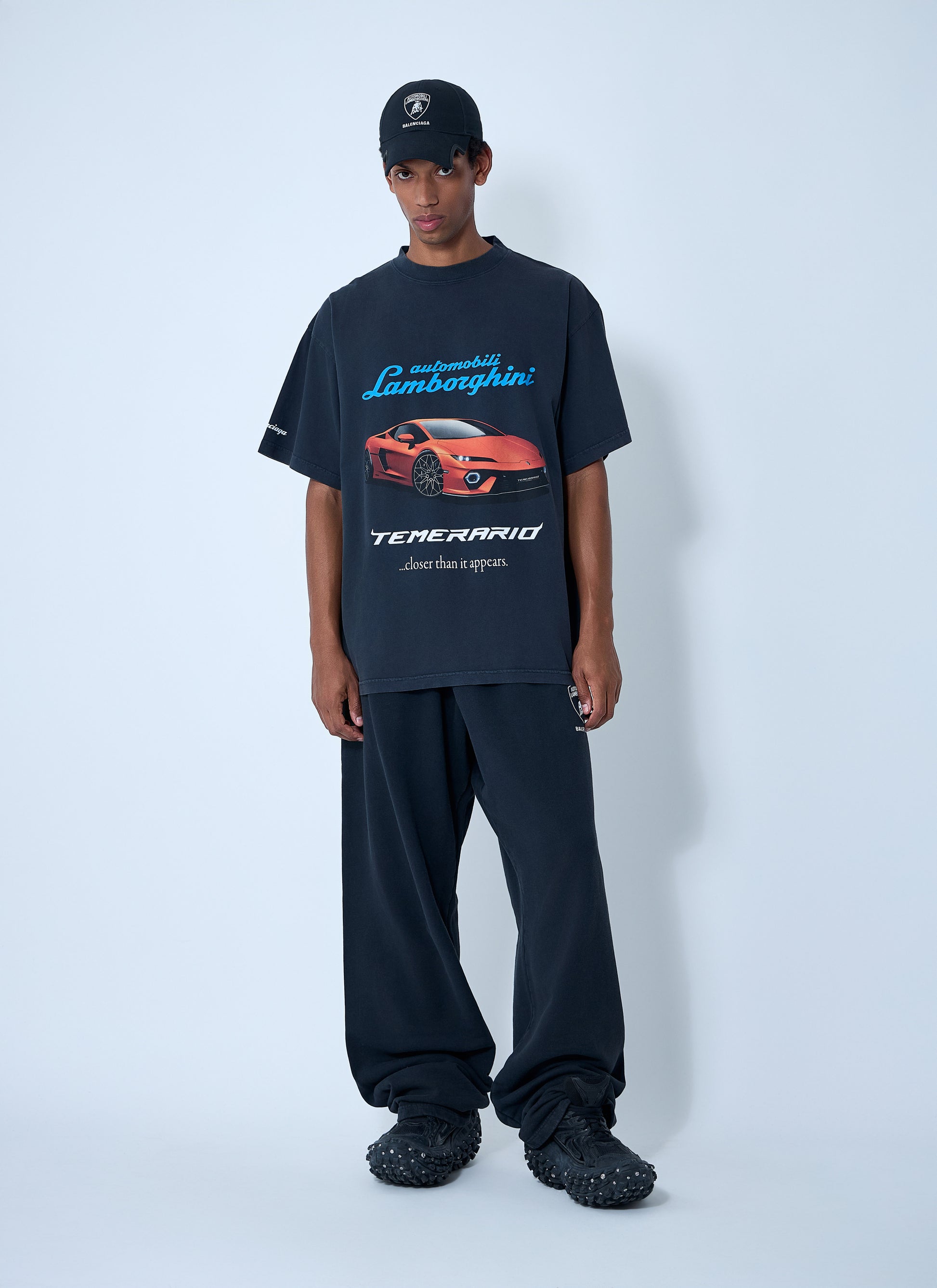 Balenciaga X Lamborghini Men Automobili Lamborghini T-Shirt Balenciaga x Lamborghini