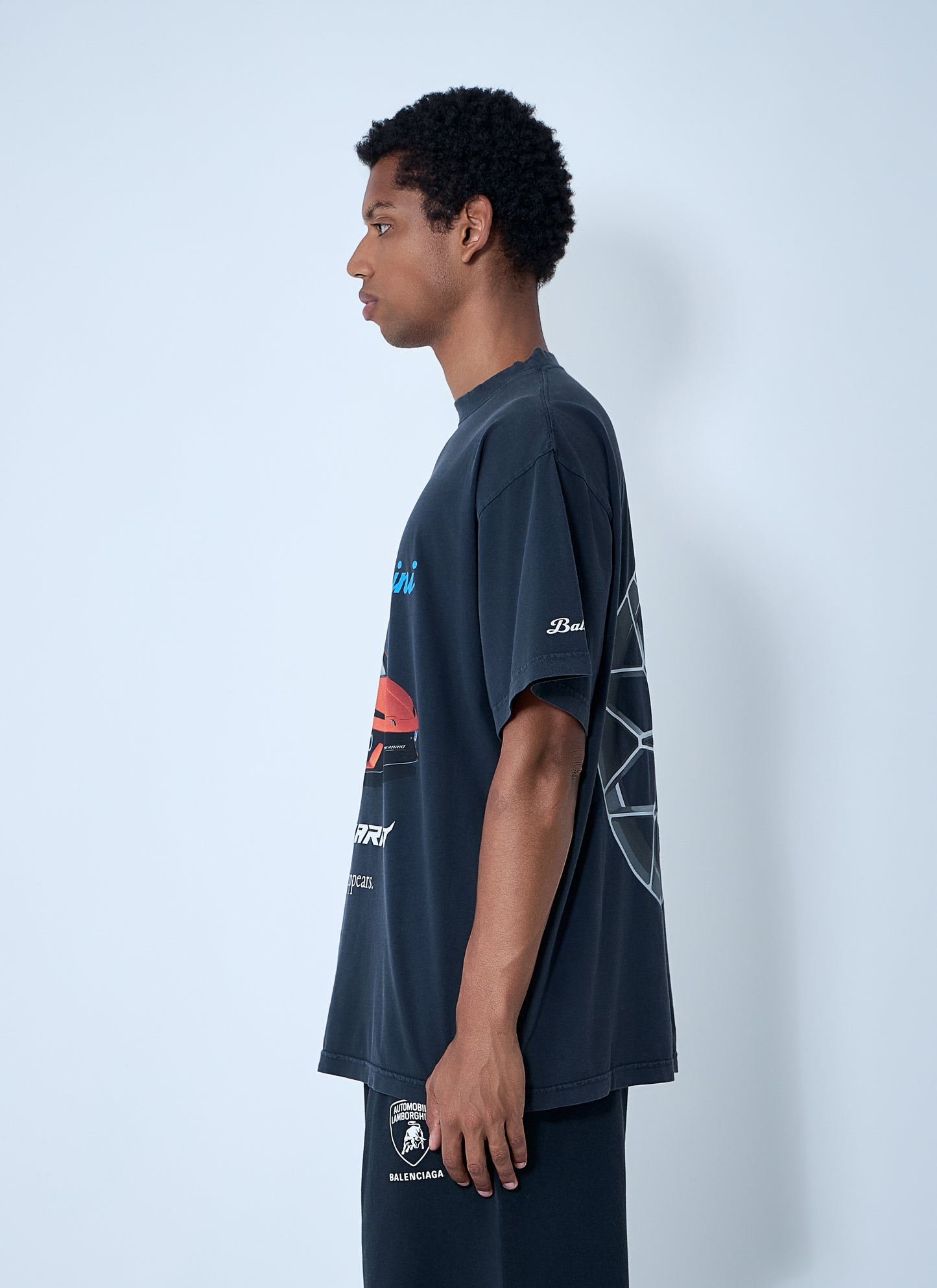Balenciaga X Lamborghini Men Automobili Lamborghini T-Shirt Balenciaga x Lamborghini