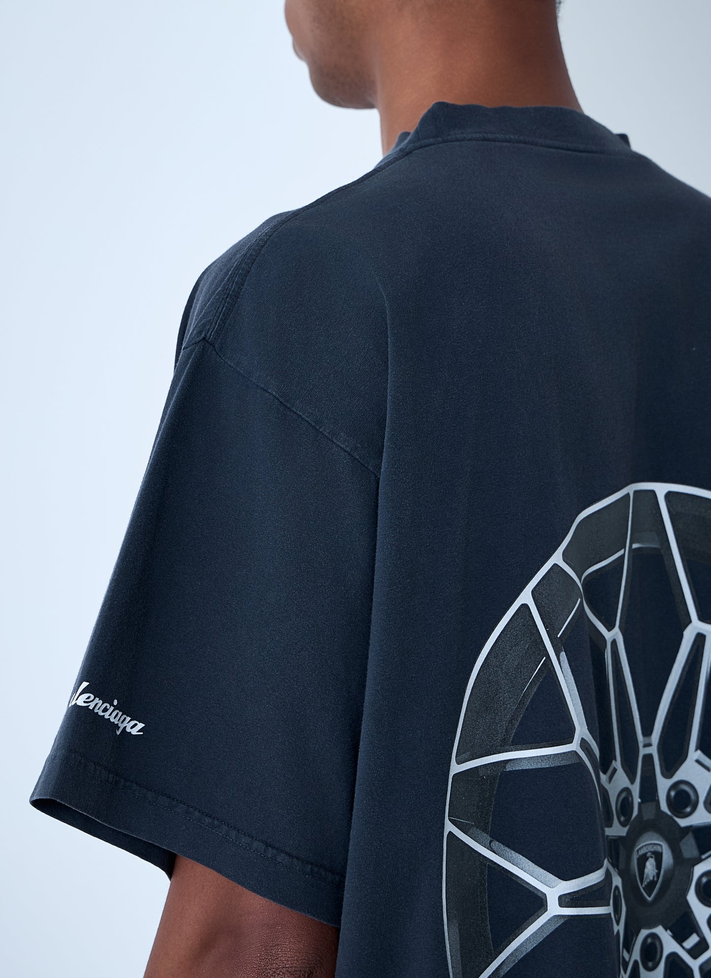 Balenciaga X Lamborghini Men Automobili Lamborghini T-Shirt Balenciaga x Lamborghini