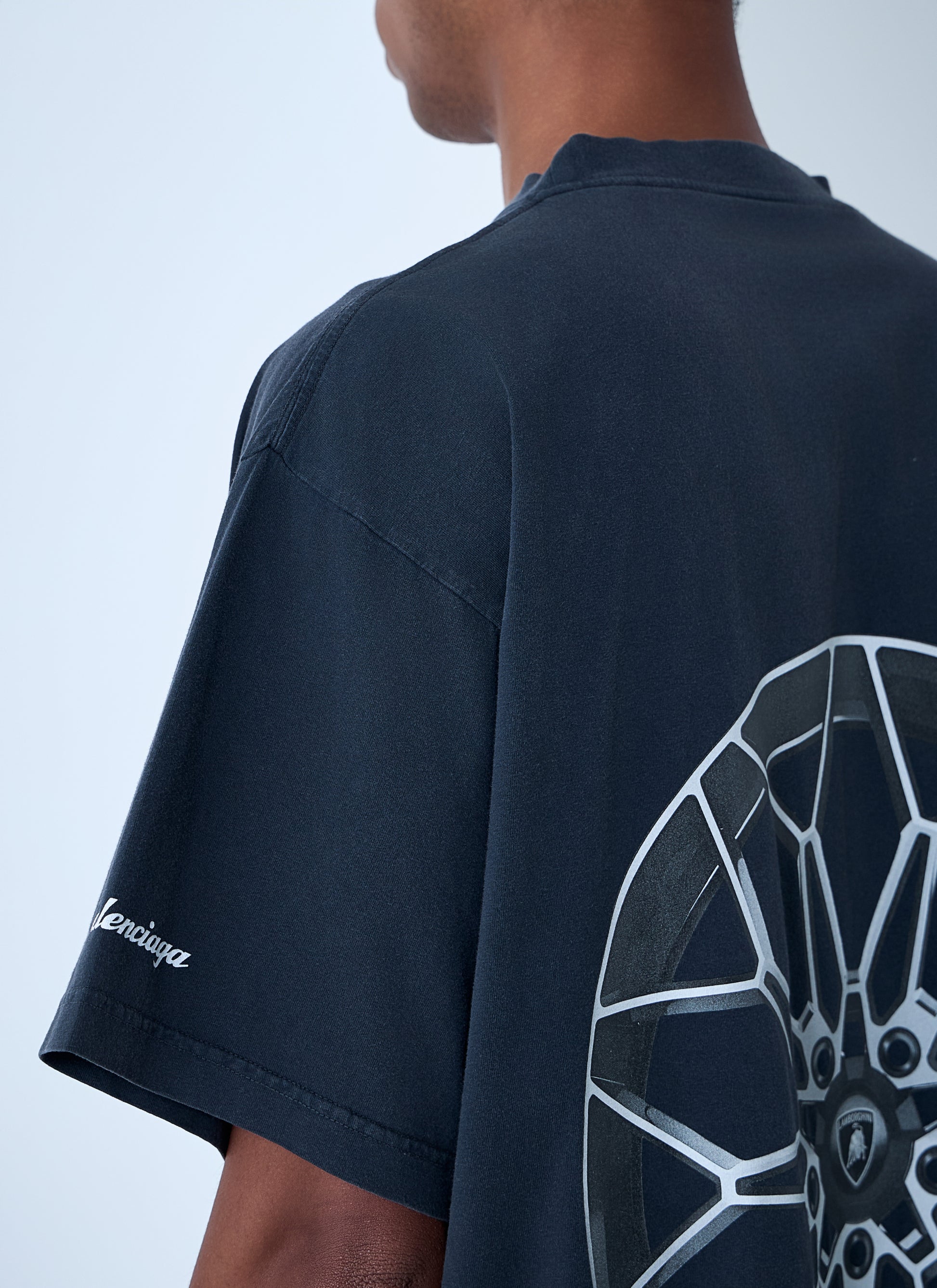 Balenciaga X Lamborghini Men Automobili Lamborghini T-Shirt Balenciaga x Lamborghini