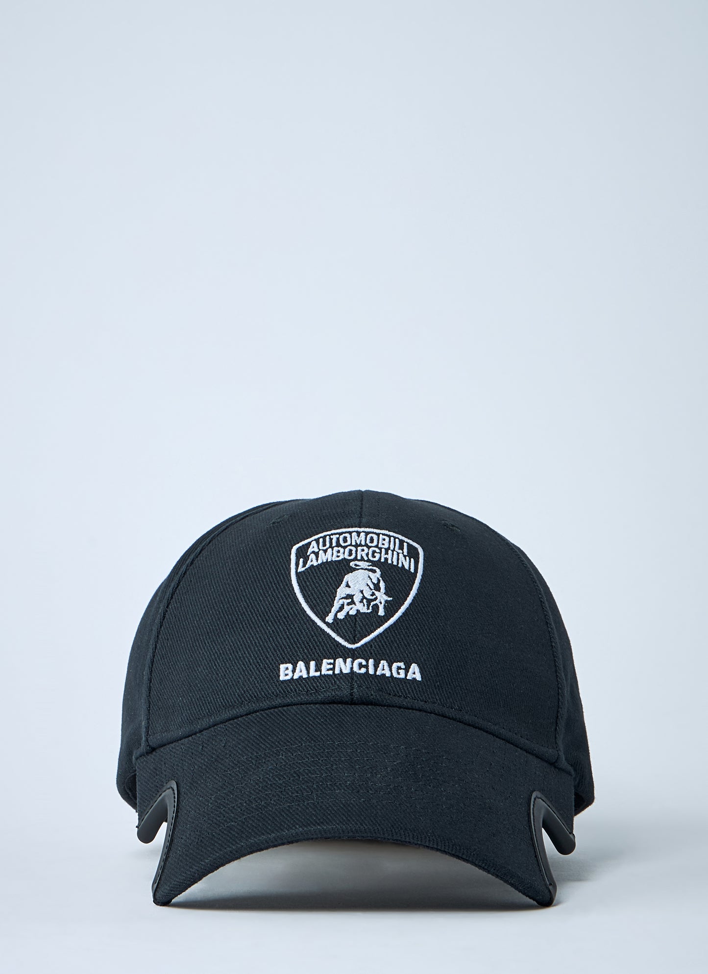 Balenciaga X Lamborghini Men Logo Motif Baseball Cap Balenciaga x Lamborghini