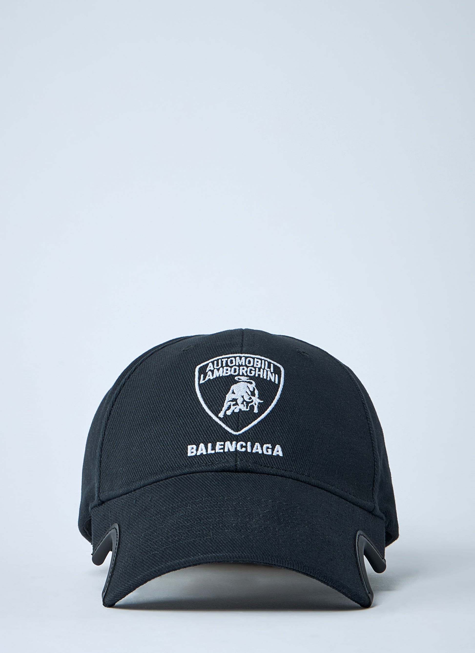 Balenciaga X Lamborghini Men Logo Motif Baseball Cap Balenciaga x Lamborghini