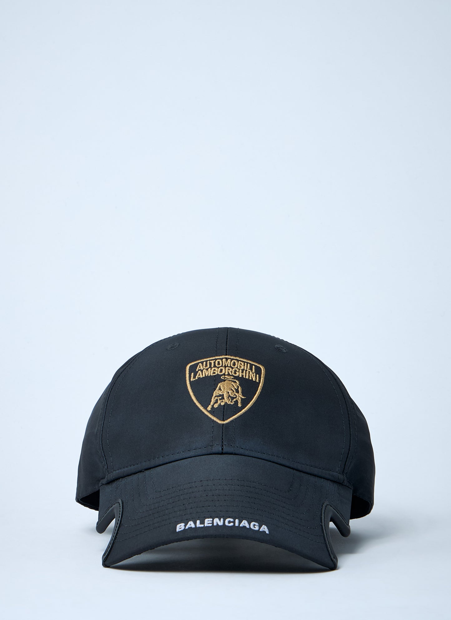 Balenciaga X Lamborghini Men Logo Motif Baseball Cap Balenciaga x Lamborghini