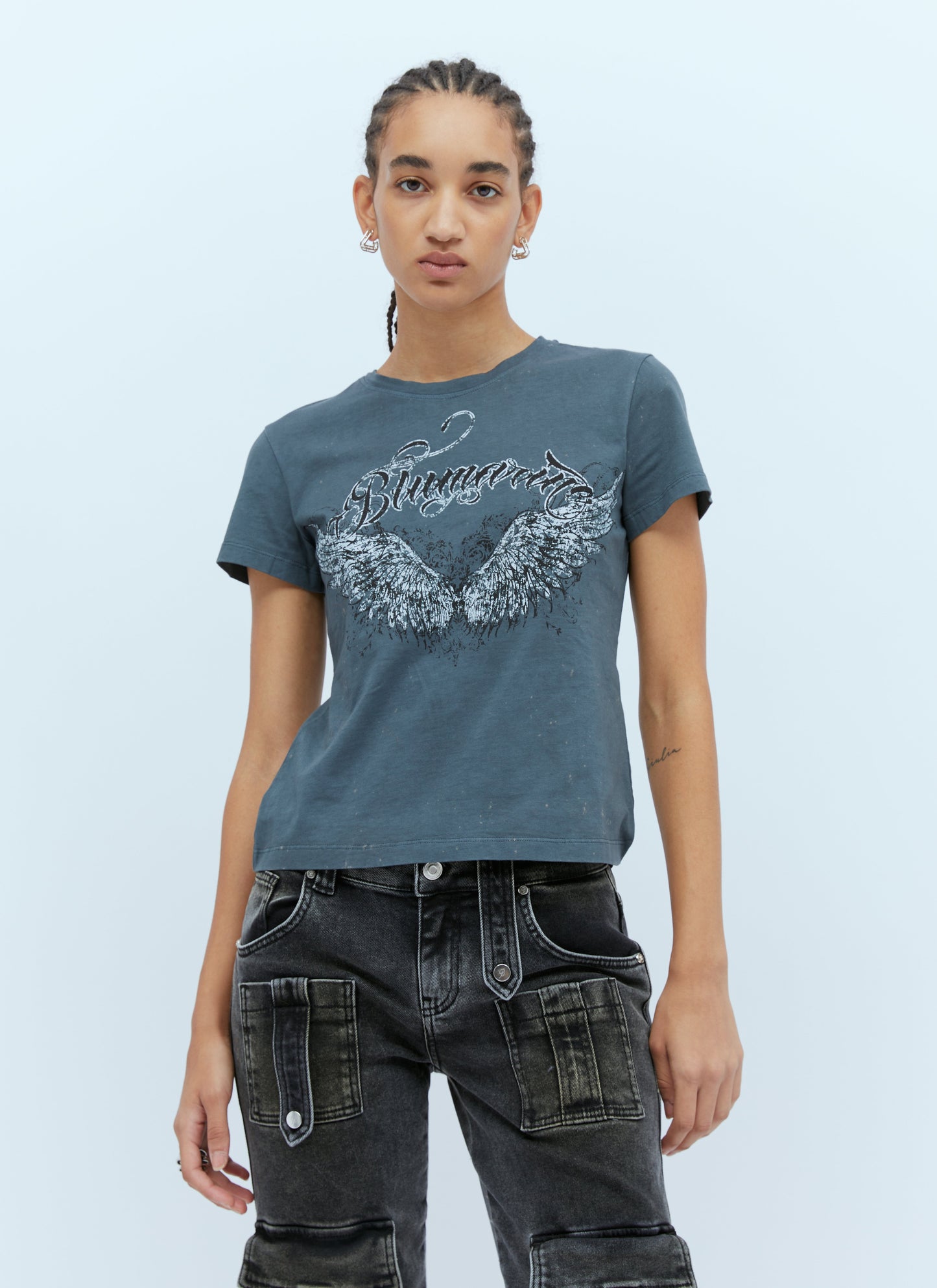 Blumarine Women Graphic Logo T-Shirt BLUMARINE
