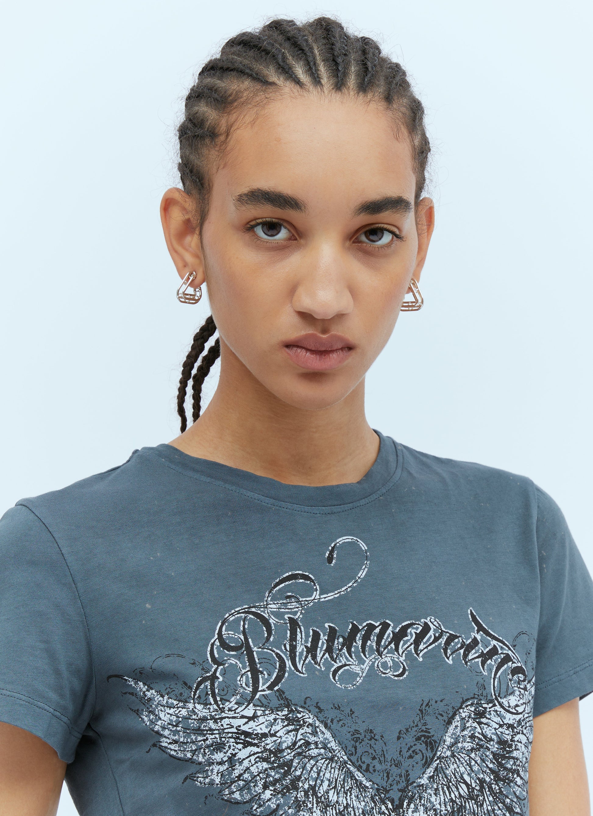 Blumarine Women Graphic Logo T-Shirt BLUMARINE