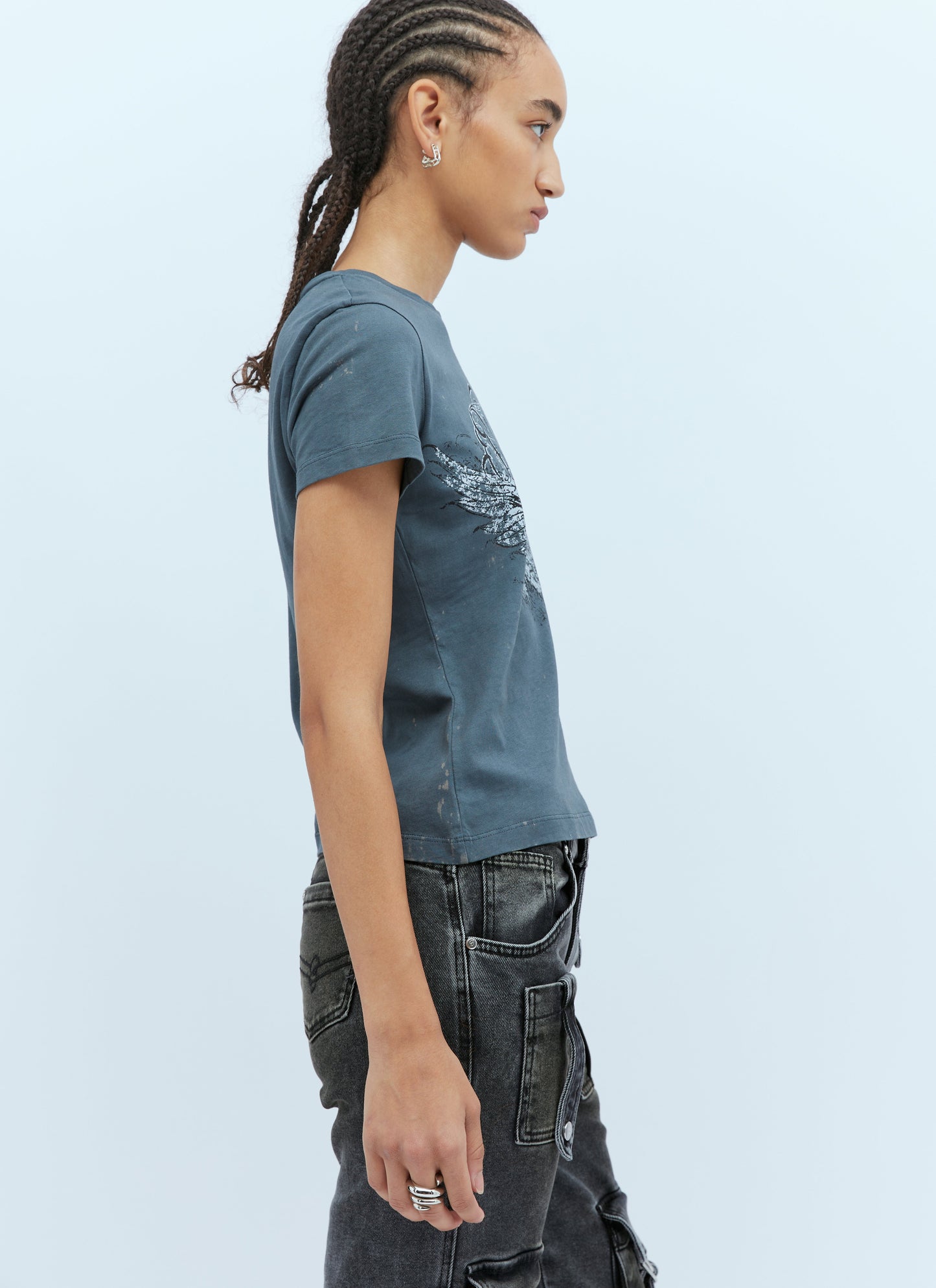 Blumarine Women Graphic Logo T-Shirt BLUMARINE