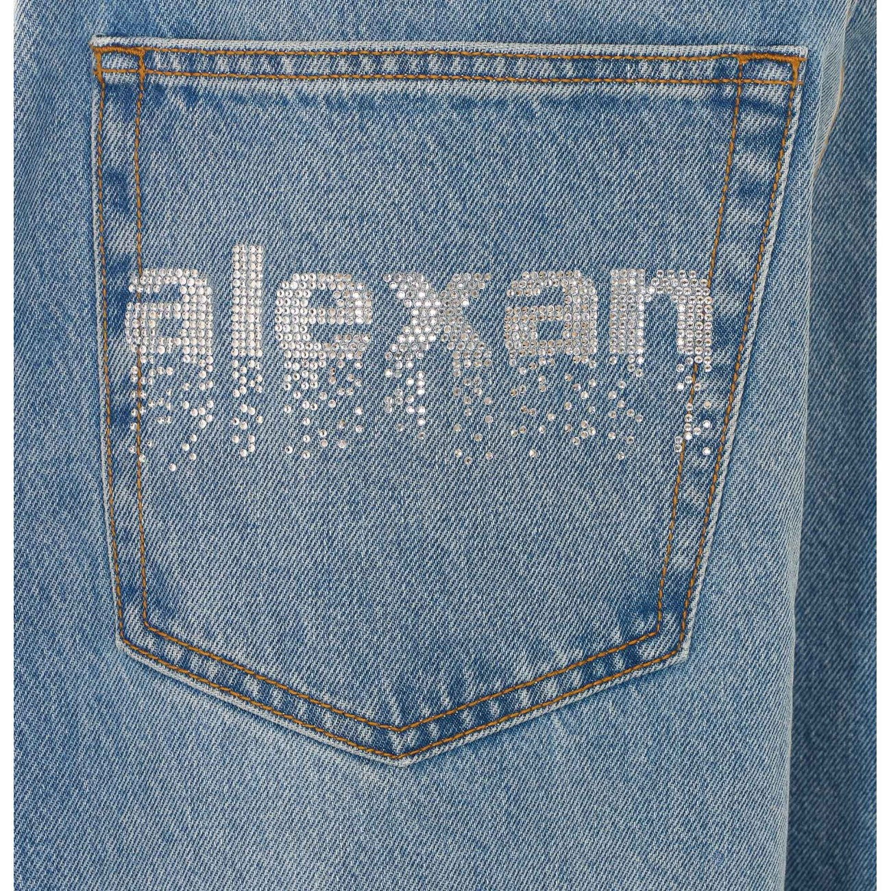 Alexander Wang Women Blow Up With Crystals Jeans ALEXANDER WANG