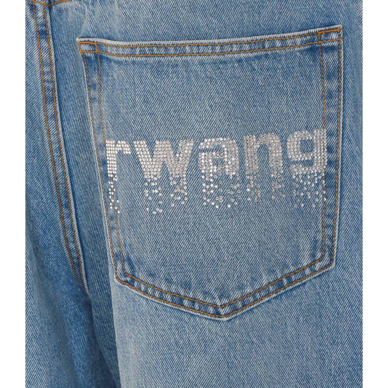 Alexander Wang Women Blow Up With Crystals Jeans ALEXANDER WANG