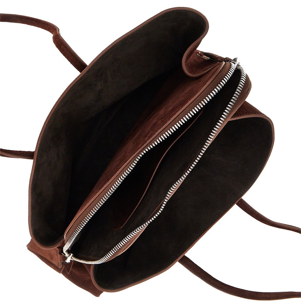 The Attico Women Suede Leather Medium 'La Passeggiata' Bag THE ATTICO