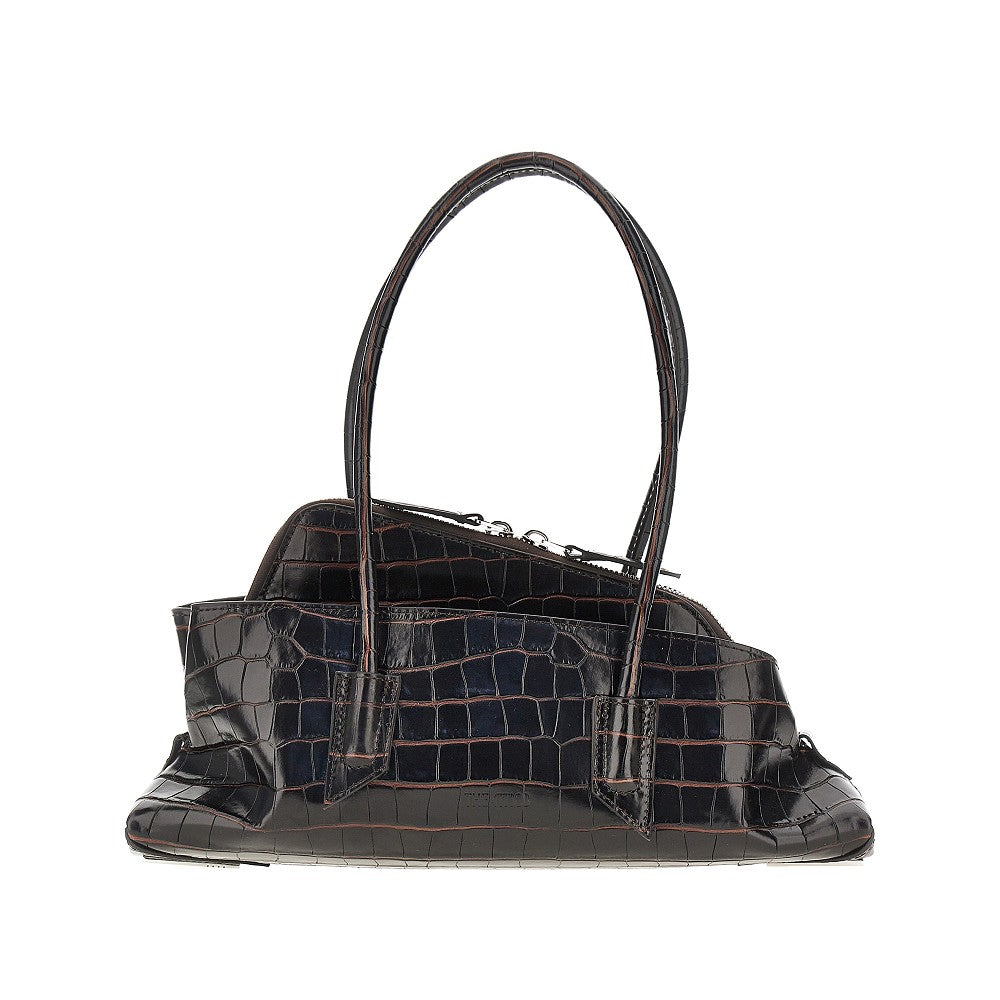 The Attico Women Croco-Print Leather Small La Passeggiata Bag THE ATTICO