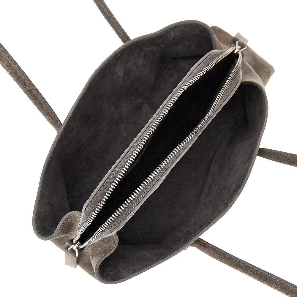 The Attico Women Suede Leather Small 'La Passeggiata' Bag THE ATTICO