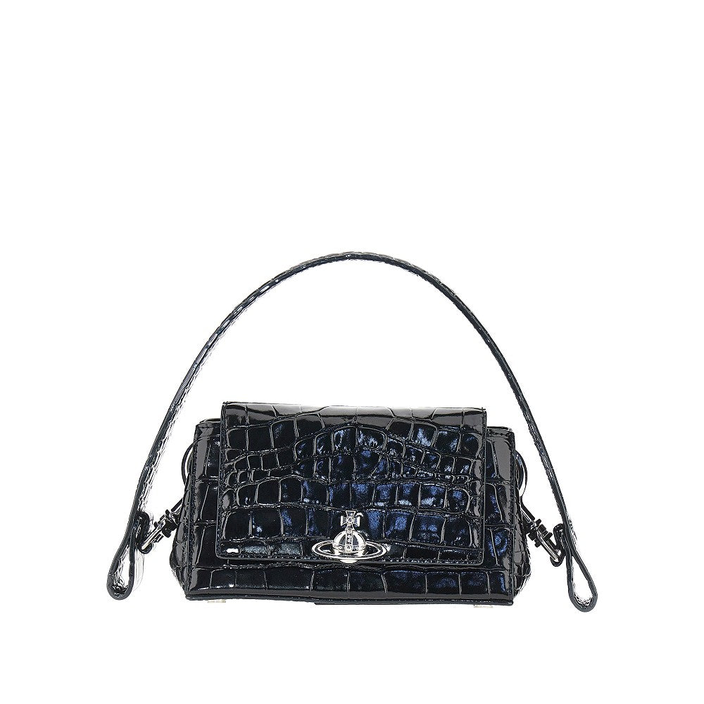 Vivienne Westwood Women Croco-Embossed Leather Small 'Hazel' Bag VIVIENNE WESTWOOD
