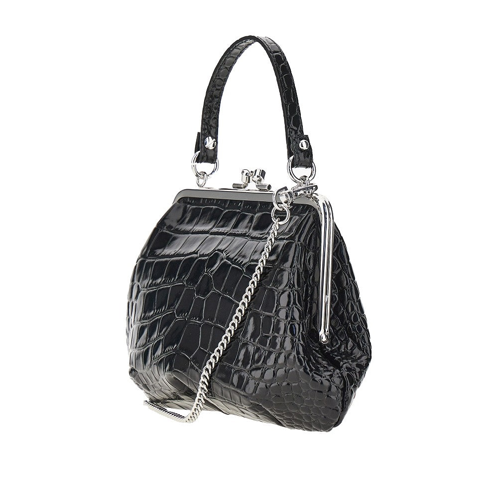 Vivienne Westwood Women Croco-Print Leather 'Granny Frame' Mini Bag VIVIENNE WESTWOOD