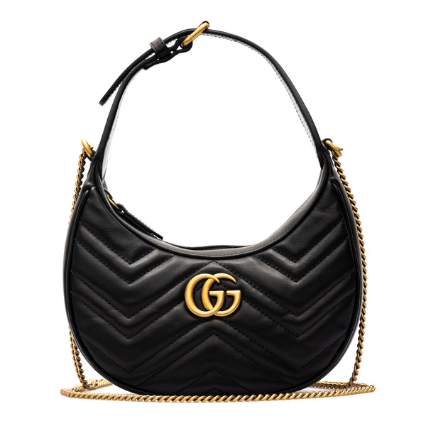 Gucci Women Gg Marmont Mini Half Moon Bag