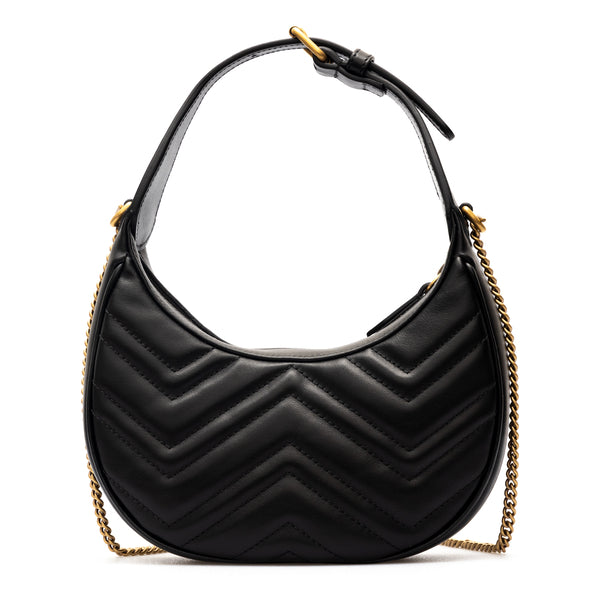 Gucci Women Gg Marmont Mini Half Moon Bag