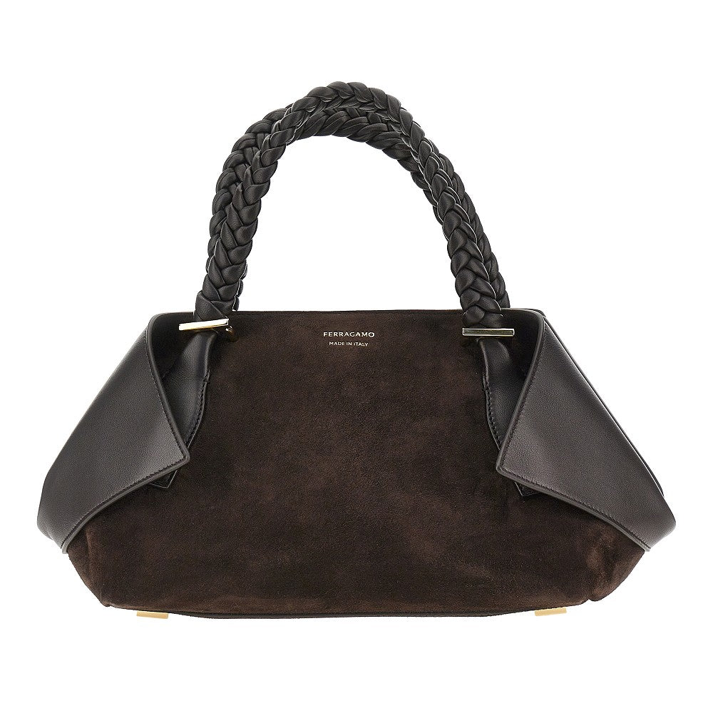 Ferragamo Women Leather Hand Bag With Logo FERRAGAMO