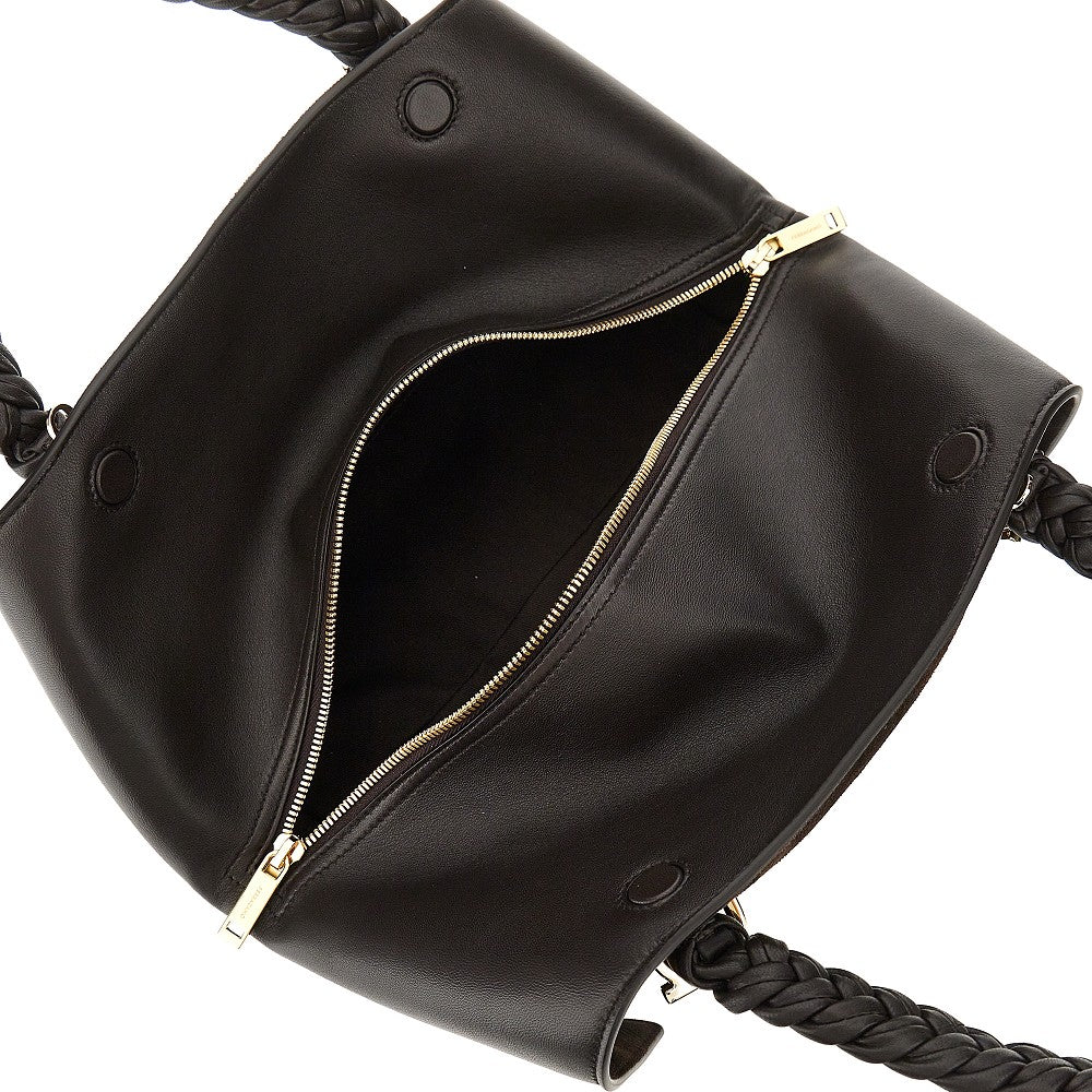 Ferragamo Women Leather Hand Bag With Logo FERRAGAMO