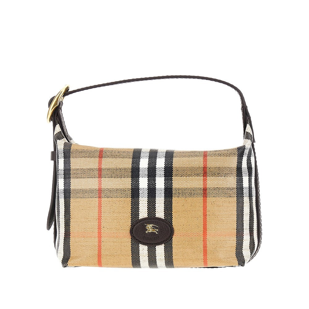 Burberry Women Check Canvas 'Highlands' Shoulder Bag BURBERRY