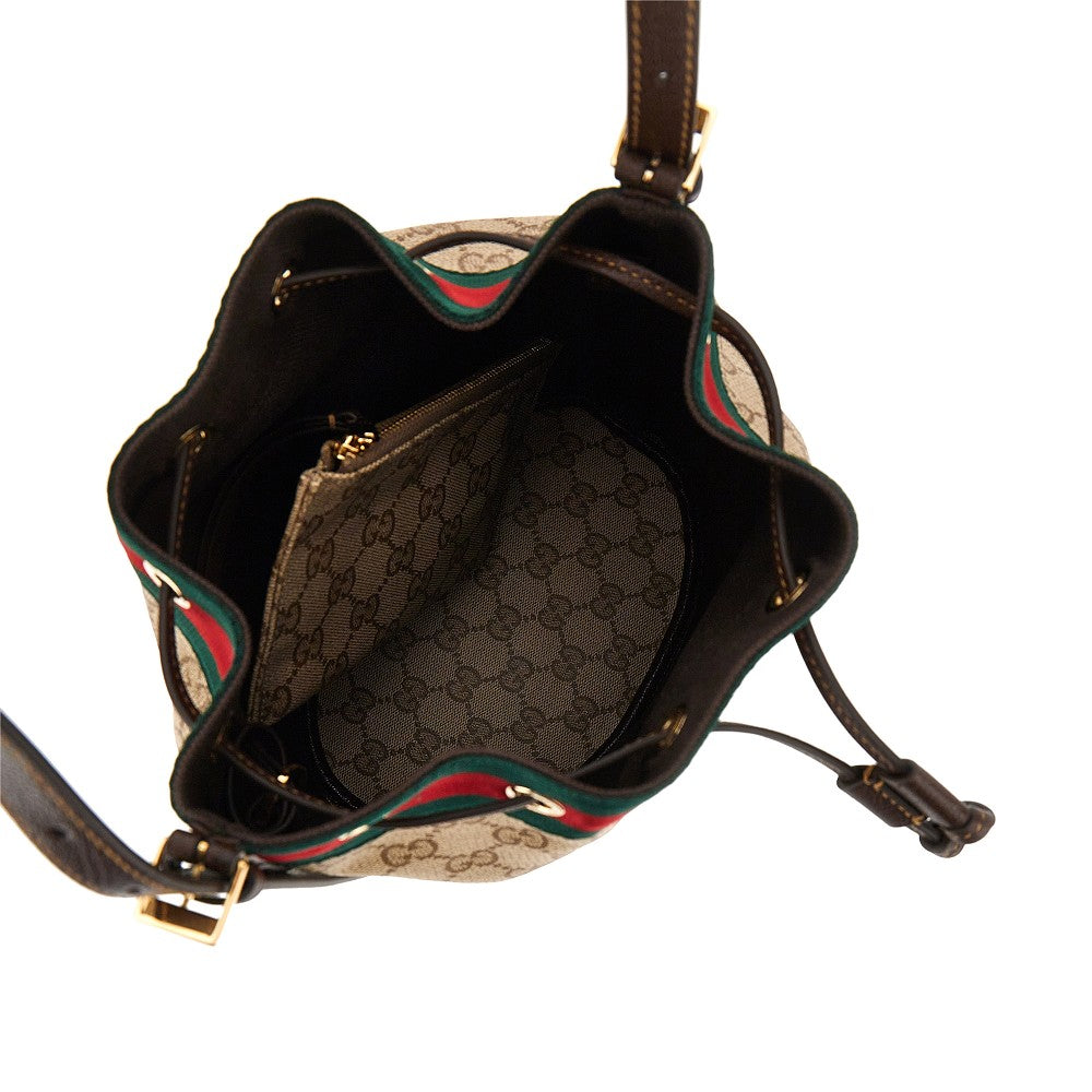 Gucci Women Coated Gg Fabric Mini Bucket Bag GUCCI