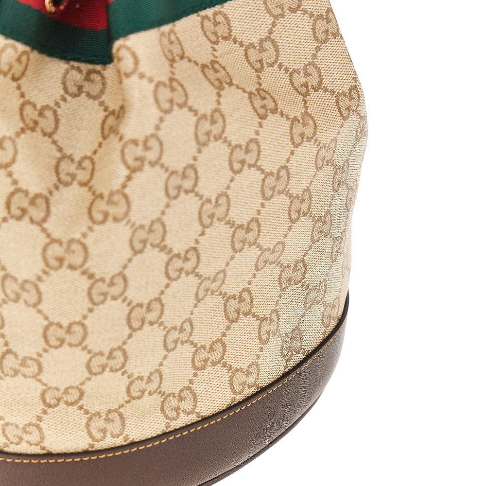Gucci Women Coated Gg Fabric Mini Bucket Bag GUCCI