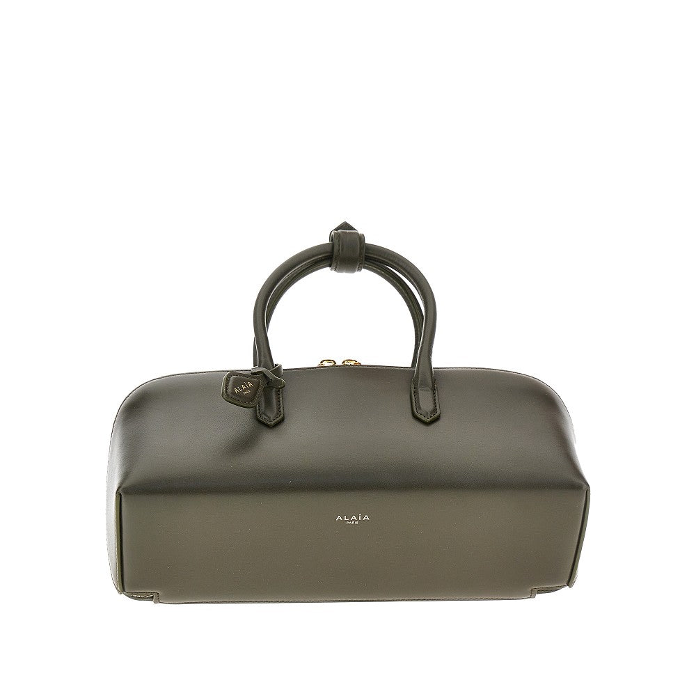 Alaia Women Box Leather Small 'Delta' Bag ALAIA