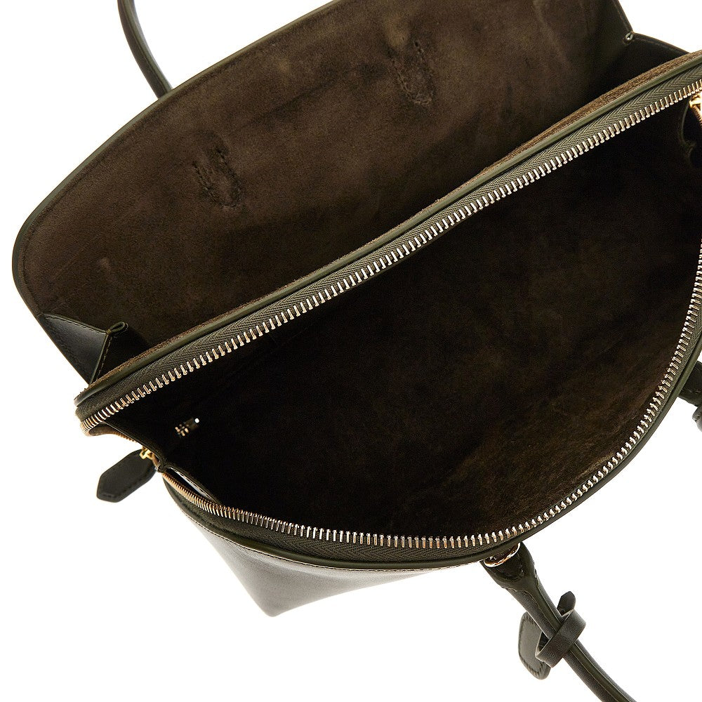 Alaia Women Box Leather Small 'Delta' Bag ALAIA