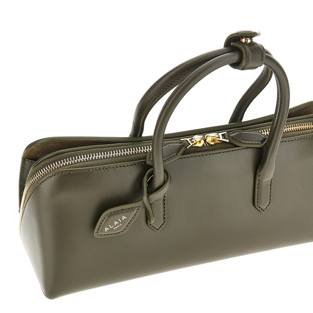Alaia Women Box Leather Small 'Delta' Bag ALAIA