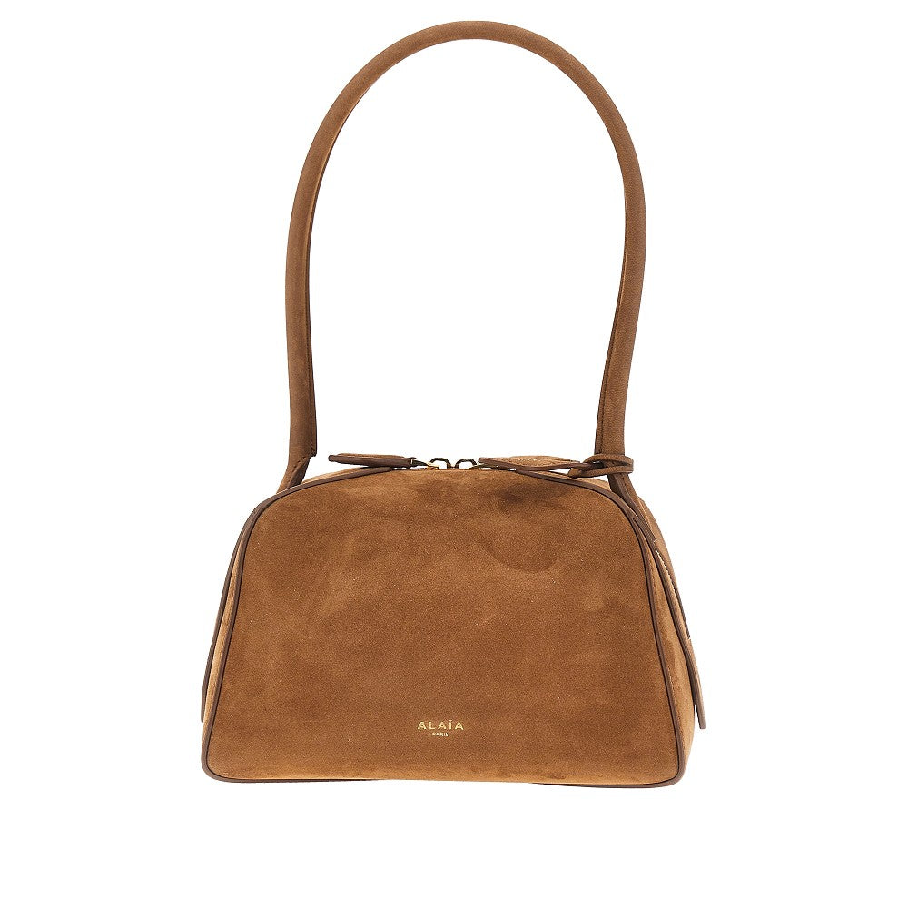 Alaia Women Nubuck Leather Small 'Le Bouledogue' Bag ALAIA