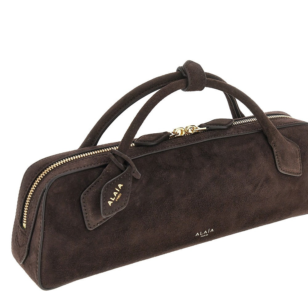 Alaia Women Suede Leather 'Le Teckel' Clutch ALAIA