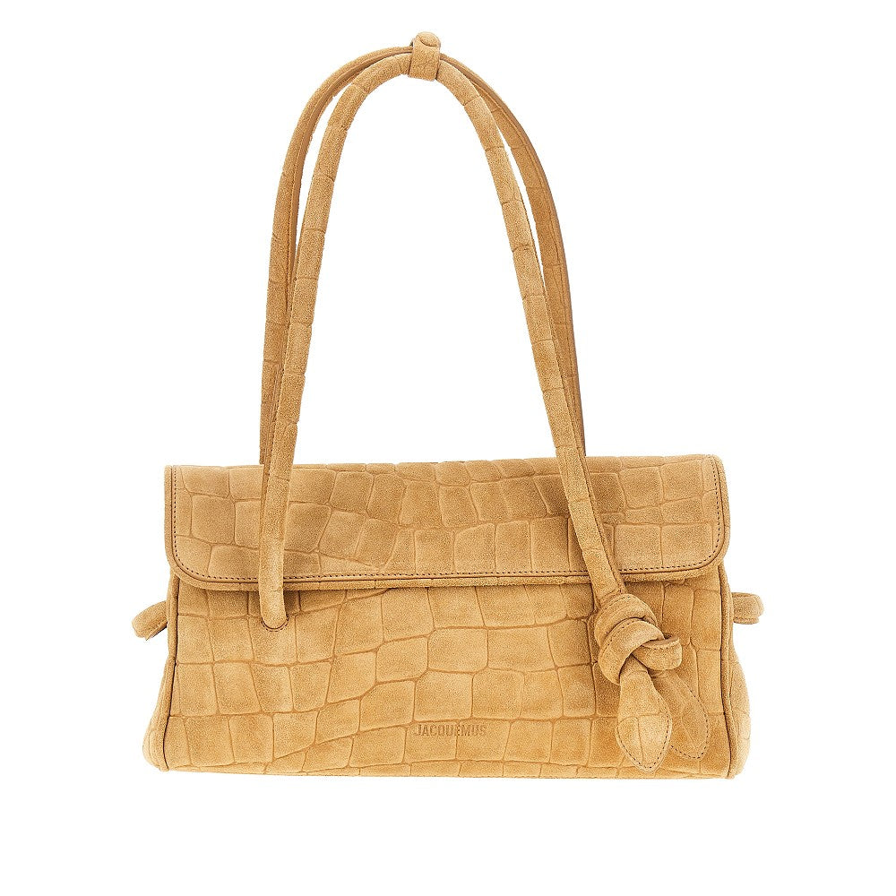 Jacquemus Women Embossed Suede Leather 'Turismo Long' Bag JACQUEMUS