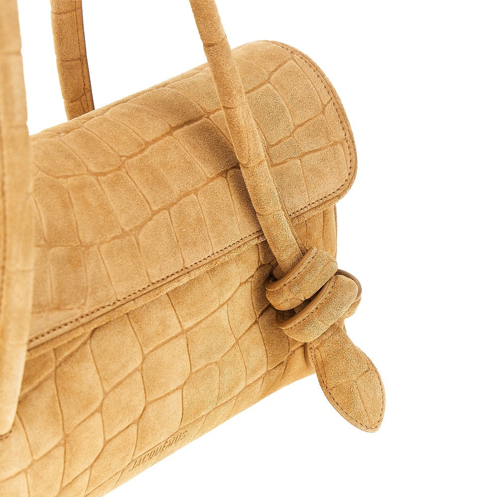 Jacquemus Women Embossed Suede Leather 'Turismo Long' Bag JACQUEMUS