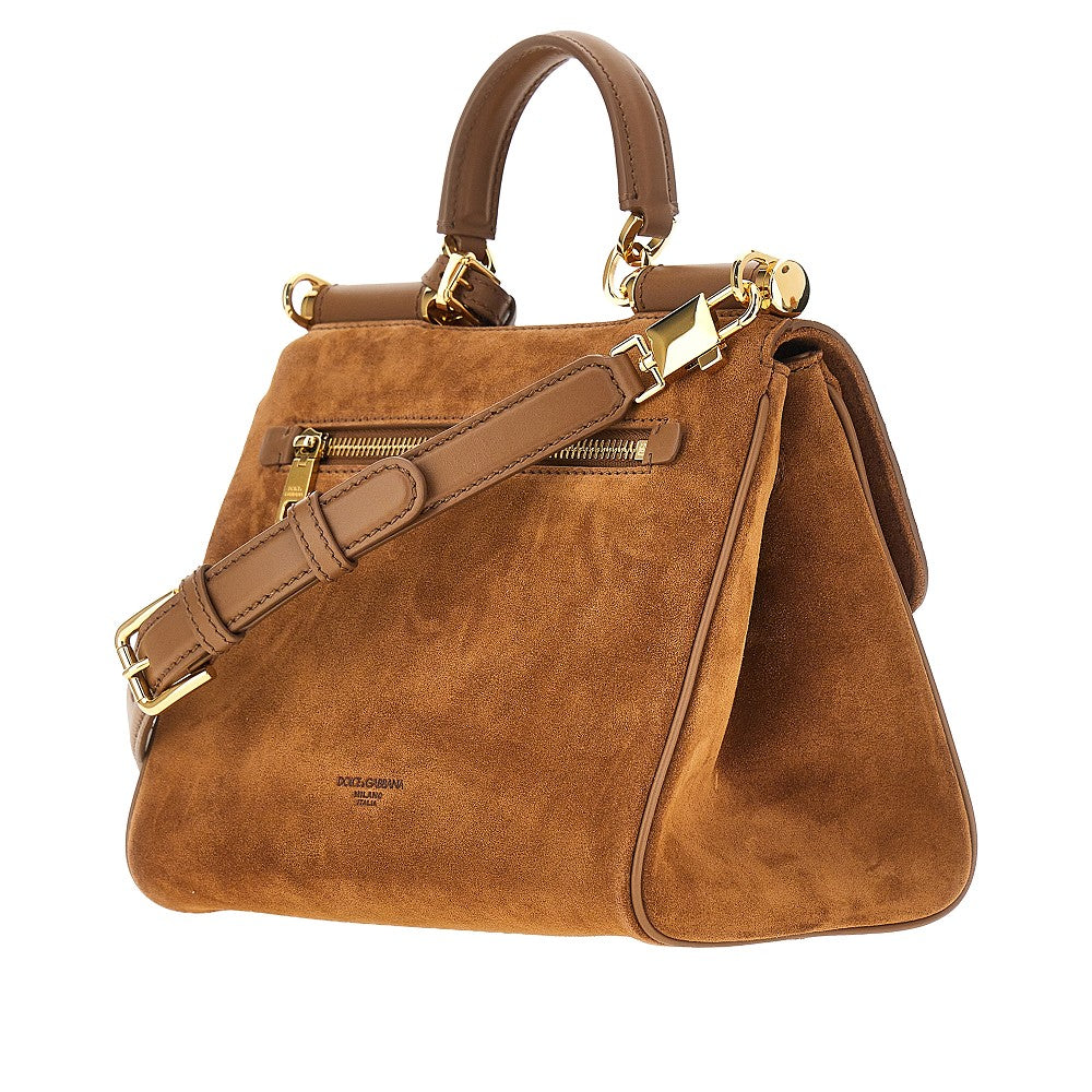 Dolce&Gabbana Women Suede Leather 'My Sicily' Bag DOLCE & GABBANA