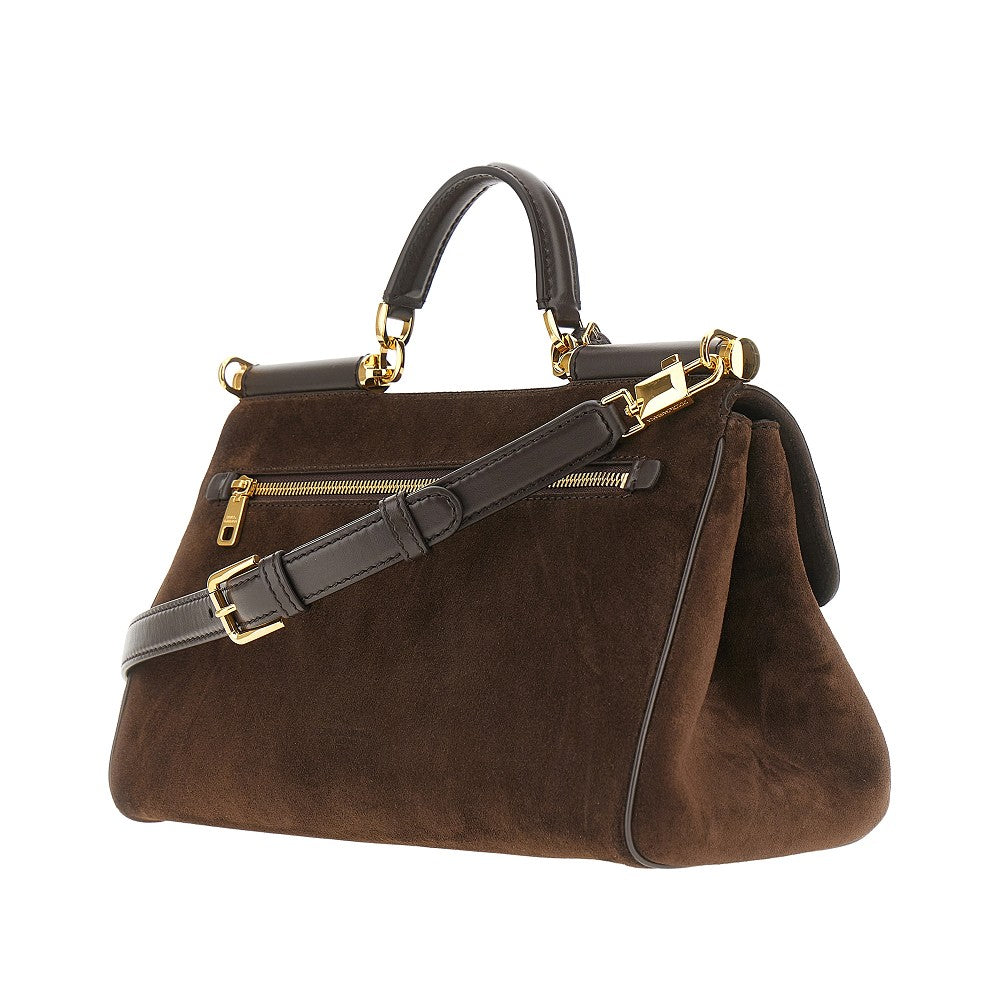Dolce&Gabbana Women Suede Leather 'My Sicily' Handbag DOLCE & GABBANA