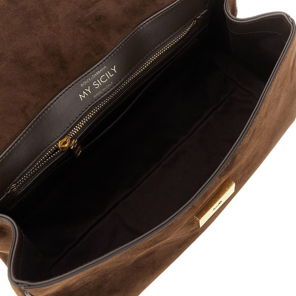 Dolce&Gabbana Women Suede Leather 'My Sicily' Handbag DOLCE & GABBANA