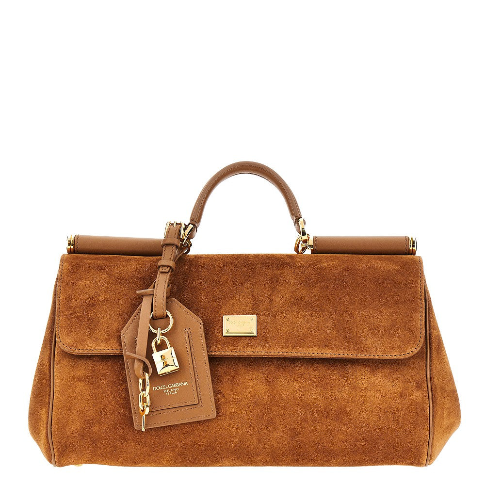Dolce&Gabbana Women Suede Leather 'My Sicily' Handbag DOLCE & GABBANA