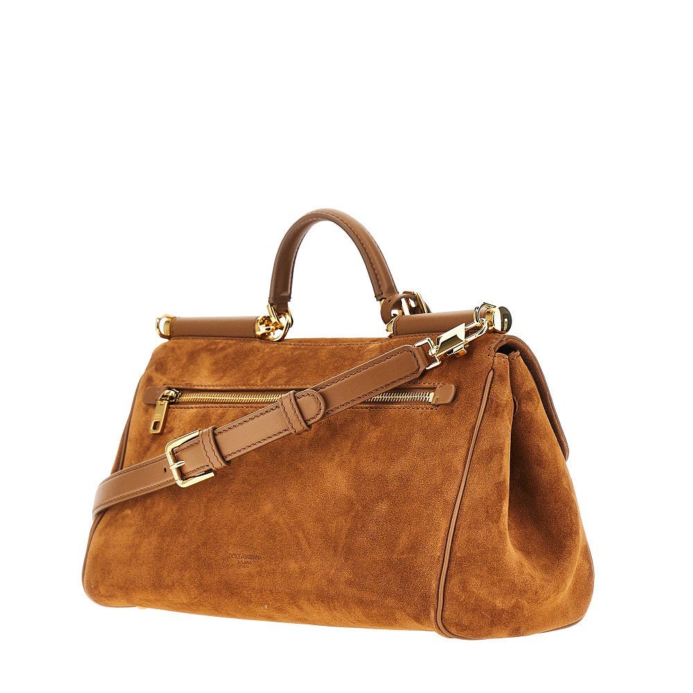 Dolce&Gabbana Women Suede Leather 'My Sicily' Handbag DOLCE & GABBANA