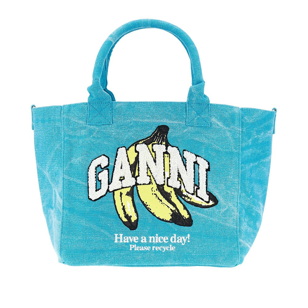 Ganni Women Shopping Bag With Banana Print GANNI
