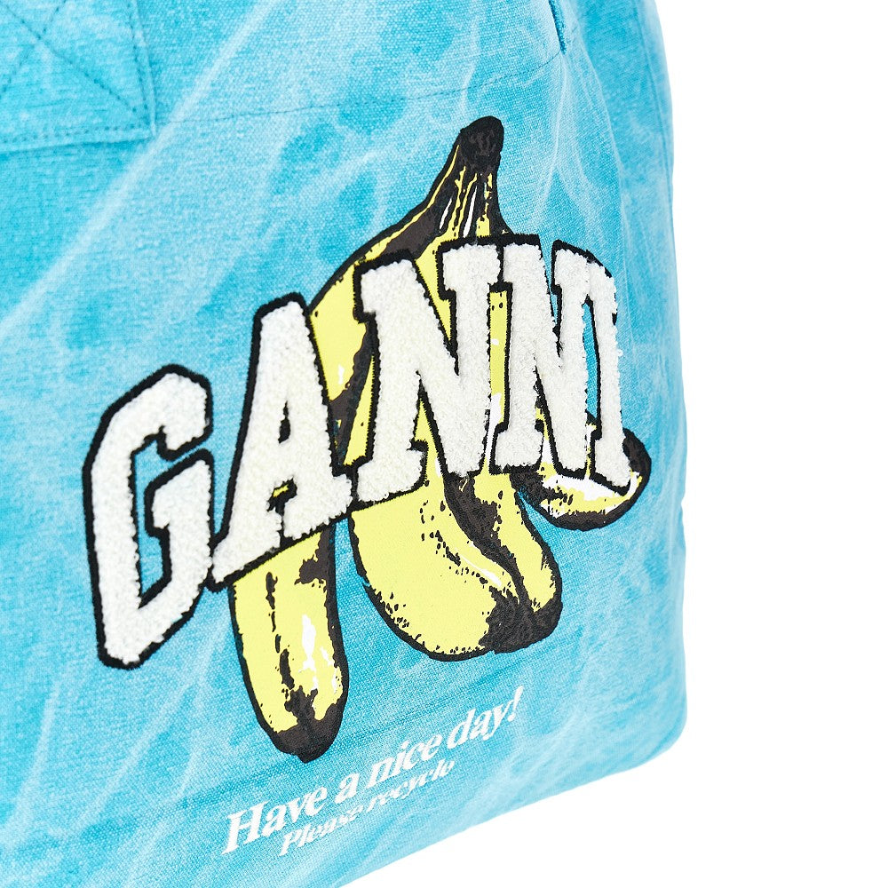Ganni Women Shopping Bag With Banana Print GANNI