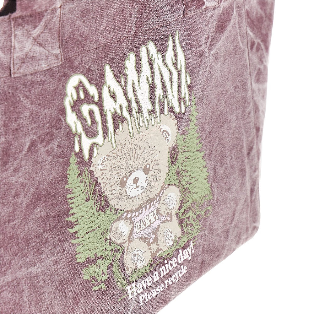 Ganni Women 'Forest Teddy' Large Tote Bag GANNI