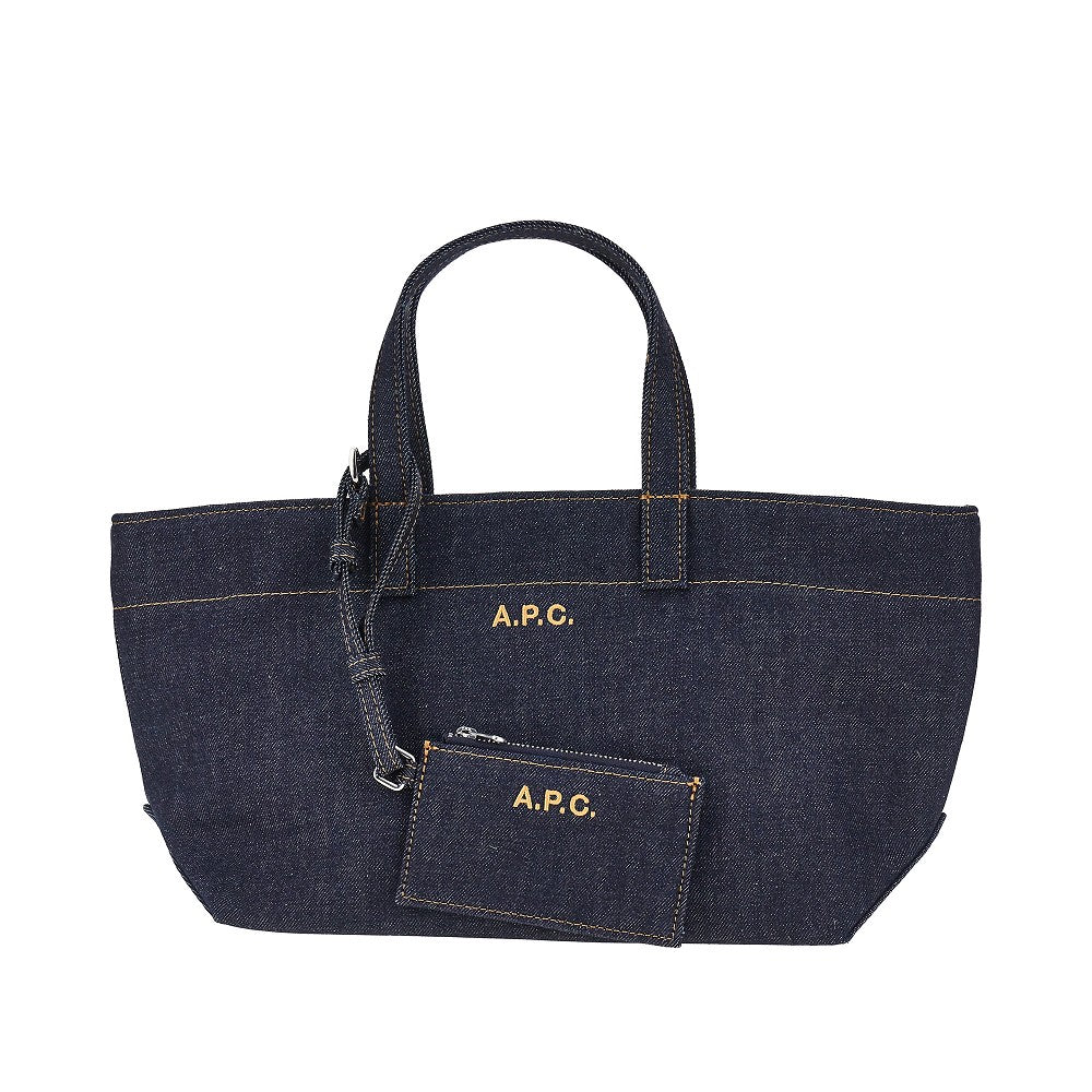 A.P.C. Women Denim Small 'Le Drummer Toile' Bag A.P.C.