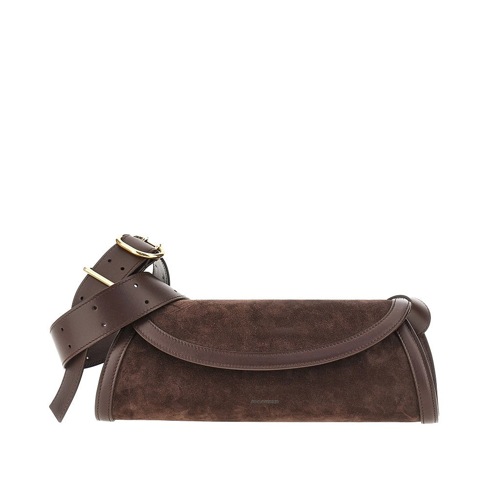 Jil Sander Women Suede Leather Small 'Cannolo' Bag JIL SANDER
