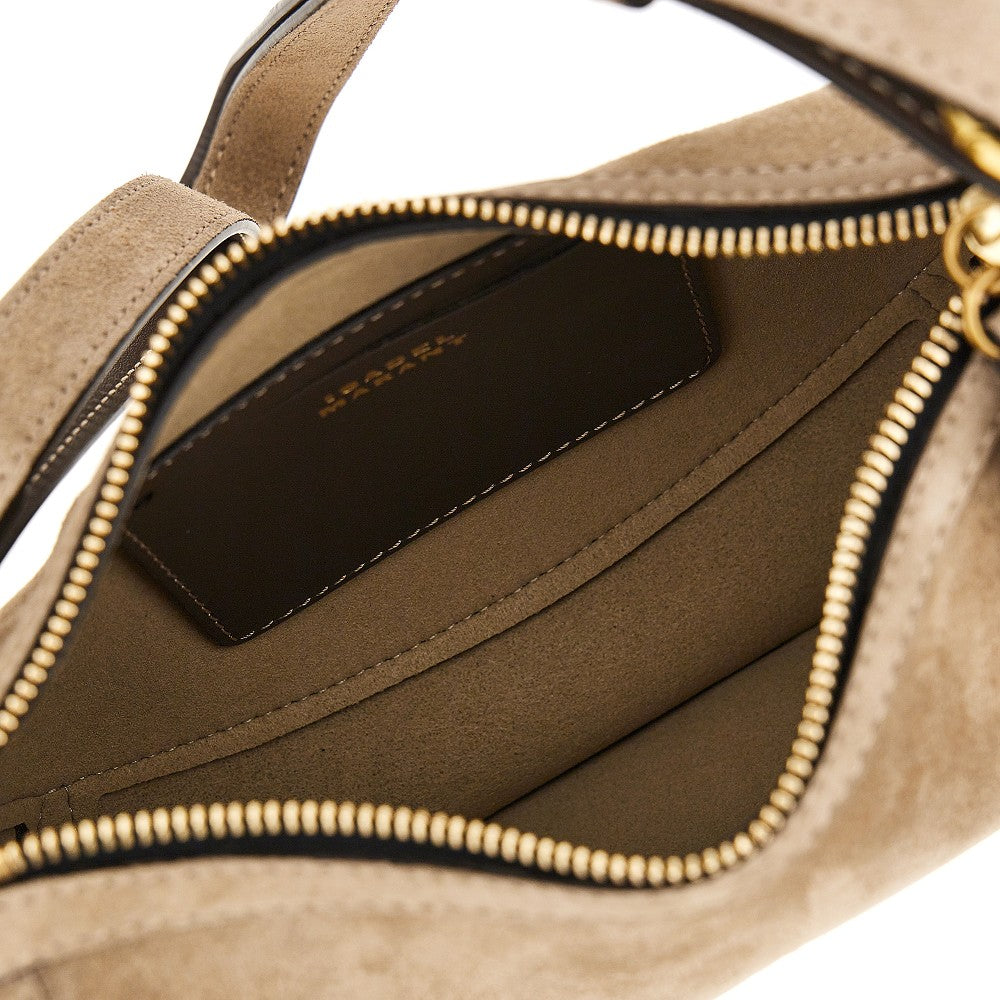 Isabel Marant Women Suede Leather Oskan Moon Bag ISABEL MARANT